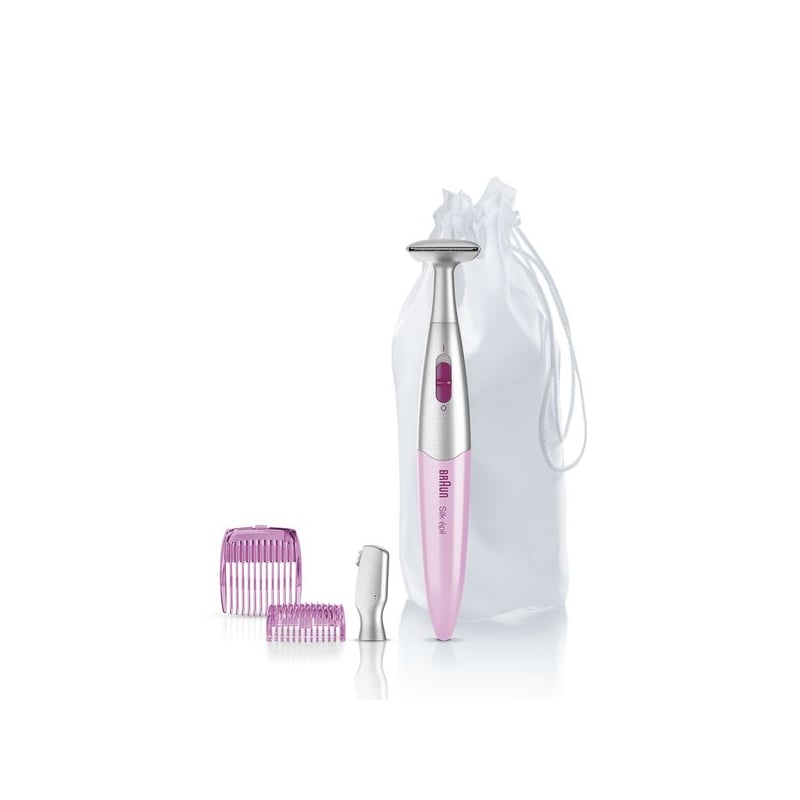 Zastřihovač chloupků 3v1 Silk-épil FG1100 Pink Braun Zastřihovač chloupků 3v1 Silk-épil FG1100 Pink Braun