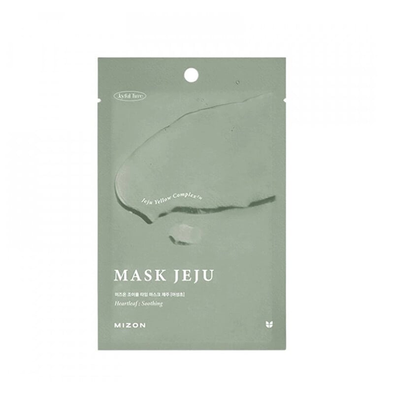 Zklidňující plátýnková maska Heartleaf (Jeju Mask) Mizon - 23 g