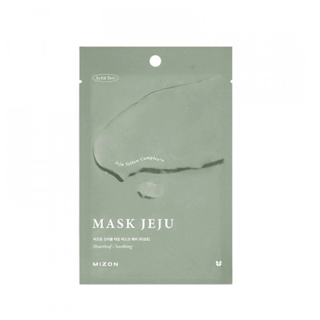 Zklidňující plátýnková maska Heartleaf (Jeju Mask) Mizon - 23 g