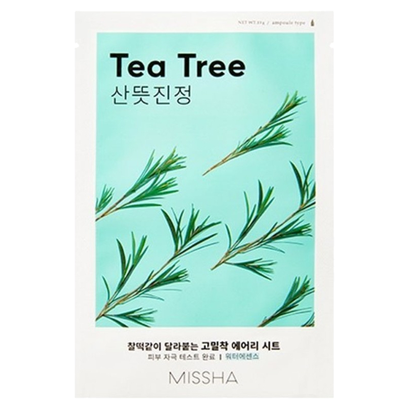 Zklidňující pleťová maska s Tea Tree (Airy Fit Sheet Mask) Missha - 19 g Zklidňující pleťová maska s Tea Tree (Airy Fit Sheet Mask) Missha - 19 g