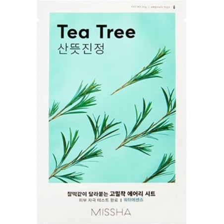 Zklidňující pleťová maska s Tea Tree (Airy Fit Sheet Mask) Missha - 19 g