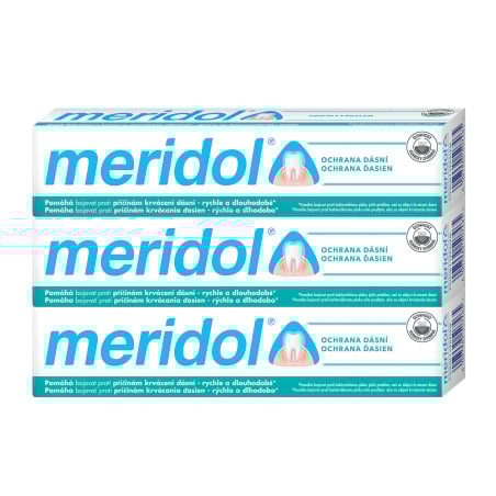 Zubní pasta proti zánětu dásní tripack Meridol - 3 x 75 ml