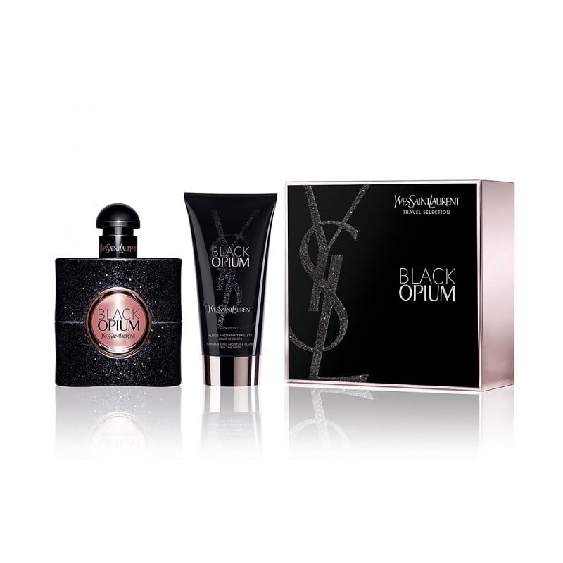 Black Opium / EDP + tělová emulze se třpytkami Yves Saint Laurent - 50 ml