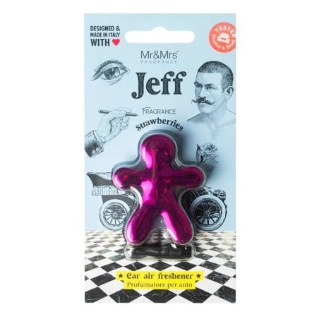 Jeff Chrome Strawberries / vůně do auta Mr&Mrs Fragrance