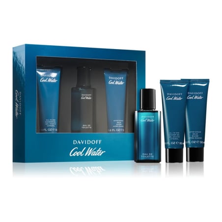 Cool Water Man / EDT 40 ml + sprchový gel + balzám po holení Davidoff - 50 ml