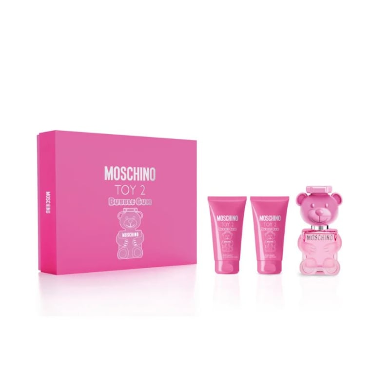 Toy 2 Bubble Gum / EDT + tělové mléko + sprchový gel Moschino - 50 ml