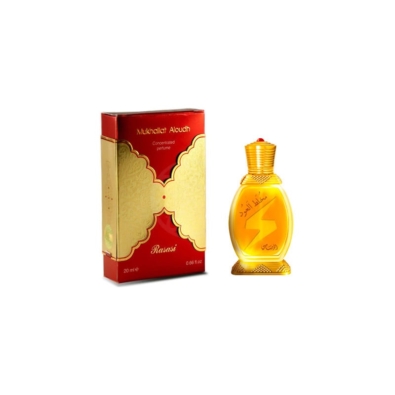Mukhallat Al Oudh / parfémovaný olej Rasasi - 20 ml Mukhallat Al Oudh / parfémovaný olej Rasasi - 20 ml