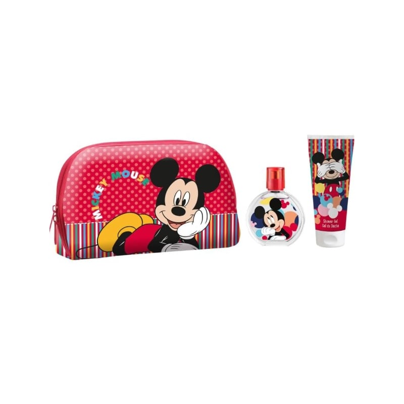 Mickey Mouse / EDT 50 ml + sprchový gel 100 ml + kosmetická taštička EP Line Mickey Mouse / EDT 50 ml + sprchový gel 100 ml + kosmetická taštička EP Line