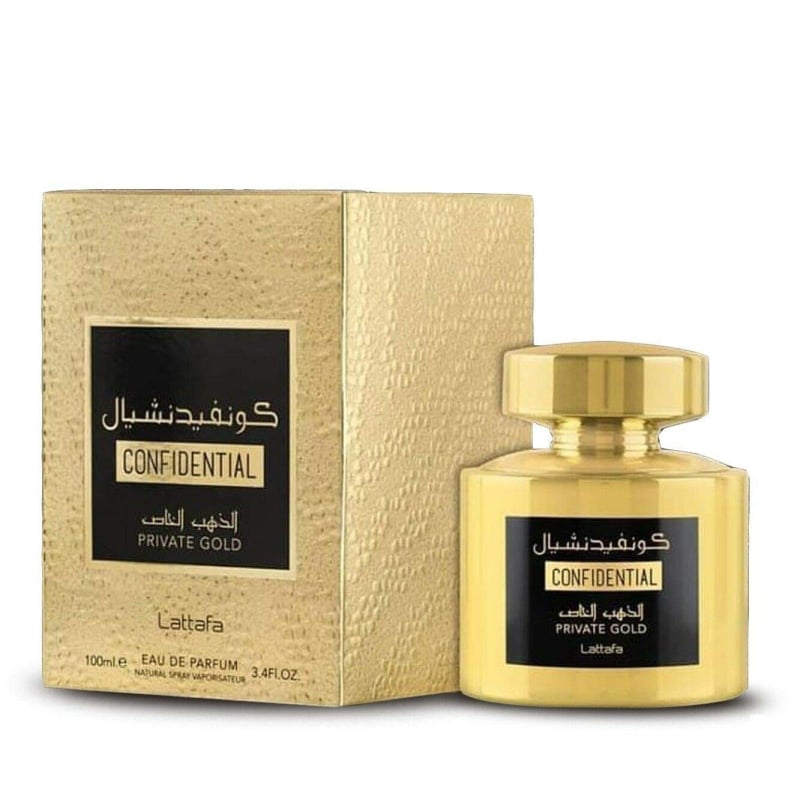 Confidential Private Gold / EDP Lattafa - 100 ml