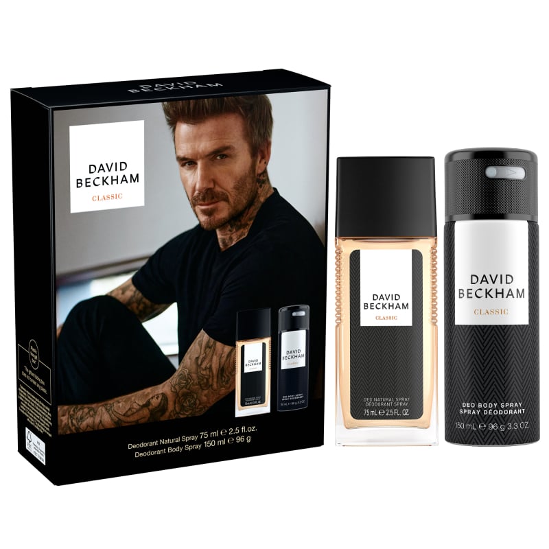 Classic / deodorant s rozprašovačem 75 ml + deodorant ve spreji David Beckham - 150 ml Classic / deodorant s rozprašovačem 75 ml + deodorant ve spreji David Beckham - 150 ml