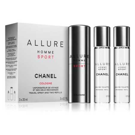 Allure Homme Sport Cologne / EDC 20 ml (plnitelný flakon) + náplň Chanel - 2 x 20 ml