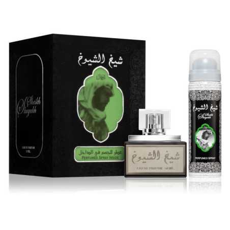 Sheikh Al Shuyukh Black / EDP + deodorant ve spreji Lattafa - 50 ml
