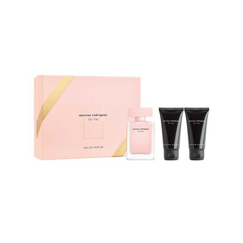 For Her / EDP + tělové mléko + sprchový gel Narciso Rodriguez - 50 ml For Her / EDP + tělové mléko + sprchový gel Narciso Rodriguez - 50 ml