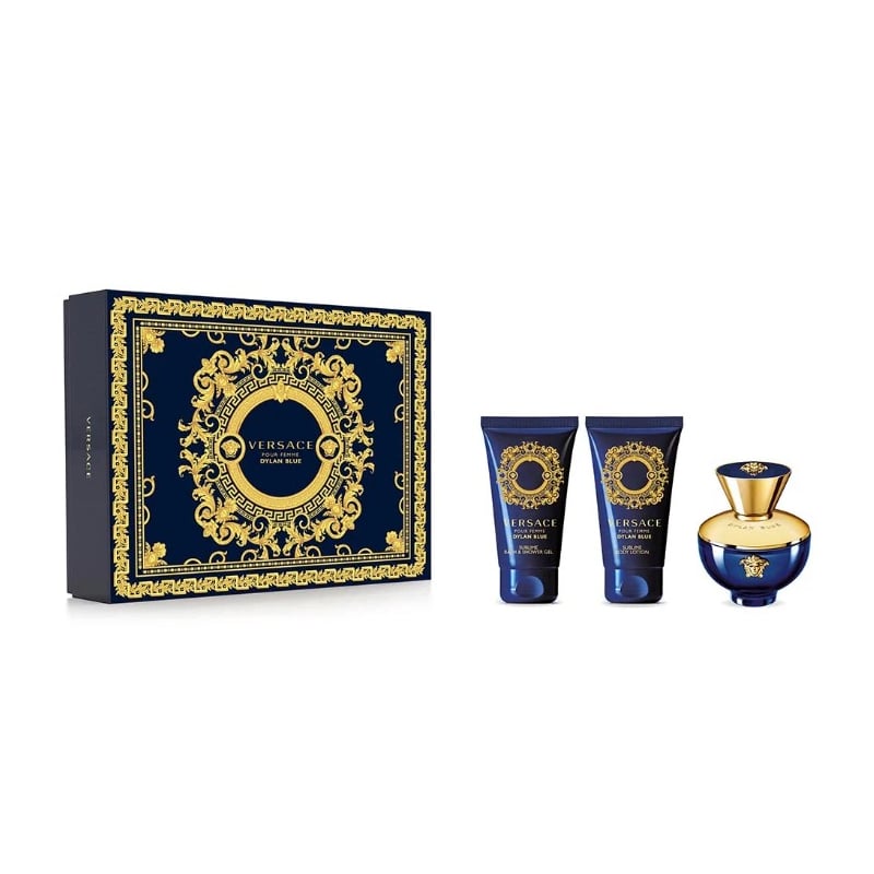 Pour Femme Dylan Blue / EDP + sprchový gel + tělové mléko Versace - 50 ml Pour Femme Dylan Blue / EDP + sprchový gel + tělové mléko Versace - 50 ml