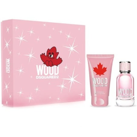 Wood For Her / EDT 30 ml + tělové mléko Dsquared² - 50 ml