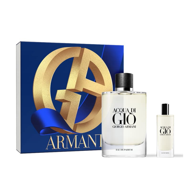 Acqua Di Gio Pour Homme / EDP 125 ml (plnitelná) + EDP Giorgio Armani - 15 ml