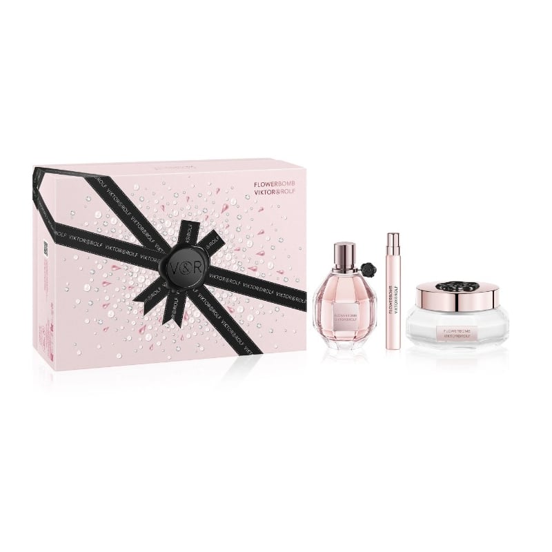 Flowerbomb / EDP 100 ml + tělový krém 200 ml + EDP Viktor & Rolf - 10 ml Flowerbomb / EDP 100 ml + tělový krém 200 ml + EDP Viktor & Rolf - 10 ml