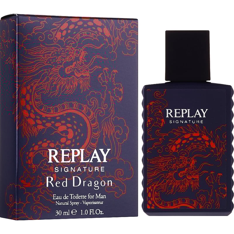 Signature Red Dragon Man / EDT Replay - 30 ml