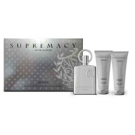Supremacy Silver / EDP + sprchový gel + balzám po holení Afnan - 100 ml