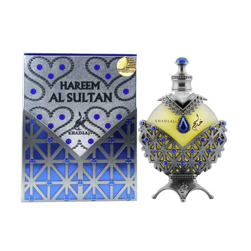 Hareem Sultan Blue / koncentrovaný parfémovaný olej bez alkoholu Khadlaj - 35 ml Hareem Sultan Blue / koncentrovaný parfémovaný olej bez alkoholu Khadlaj - 35 ml