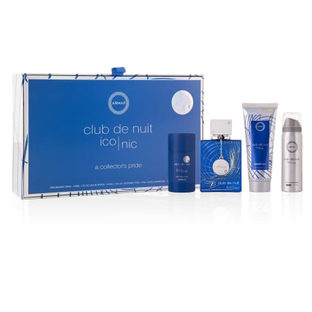 Club De Nuit Blue Iconic / EDP 105 ml + tuhý deodorant 75 g + deodorant ve spreji 50 ml + sprchový gel Armaf - 100 ml