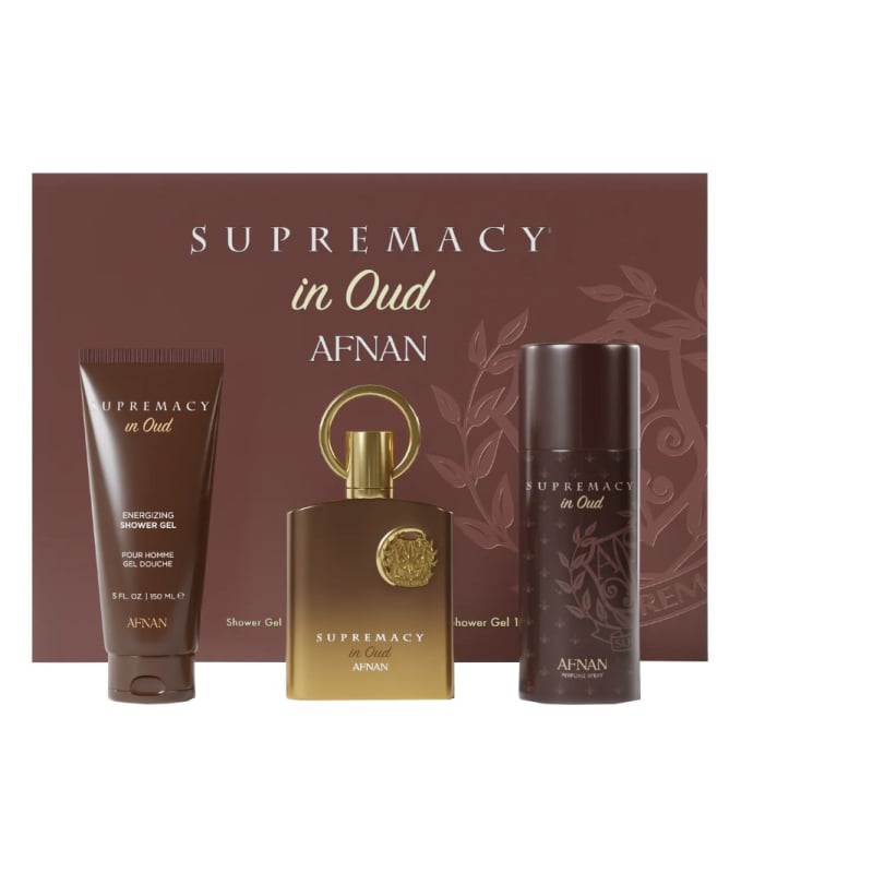Supremacy In Oud / parfémovaný extrakt 100 ml + sprchový gel + deodorant ve spreji Afnan - 150 ml Supremacy In Oud / parfémovaný extrakt 100 ml + sprchový gel + deodorant ve spreji Afnan - 150 ml