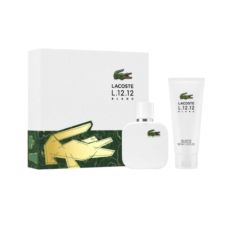 Eau De Lacoste L.12.12 Blanc / EDT 50 ml + sprchový gel Lacoste - 100 ml Eau De Lacoste L.12.12 Blanc / EDT 50 ml + sprchový gel Lacoste - 100 ml