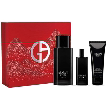Code Parfum / parfém 125 ml (plnitelný) + sprchový gel 75 ml + parfém Giorgio Armani - 15 ml