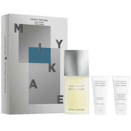 L´Eau D´Issey Pour Homme / EDT 125 ml + sprchový gel + balzám po holení Issey Miyake - 50 ml