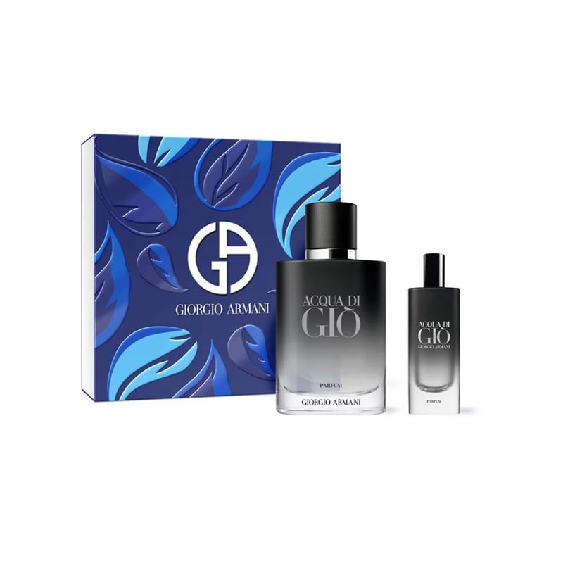 Acqua Di Gio Pour Homme Parfum / parfém (plnitelný) 100 ml + parfém Giorgio Armani - 15 ml Acqua Di Gio Pour Homme Parfum / parfém (plnitelný) 100 ml + parfém Giorgio Armani - 15 ml