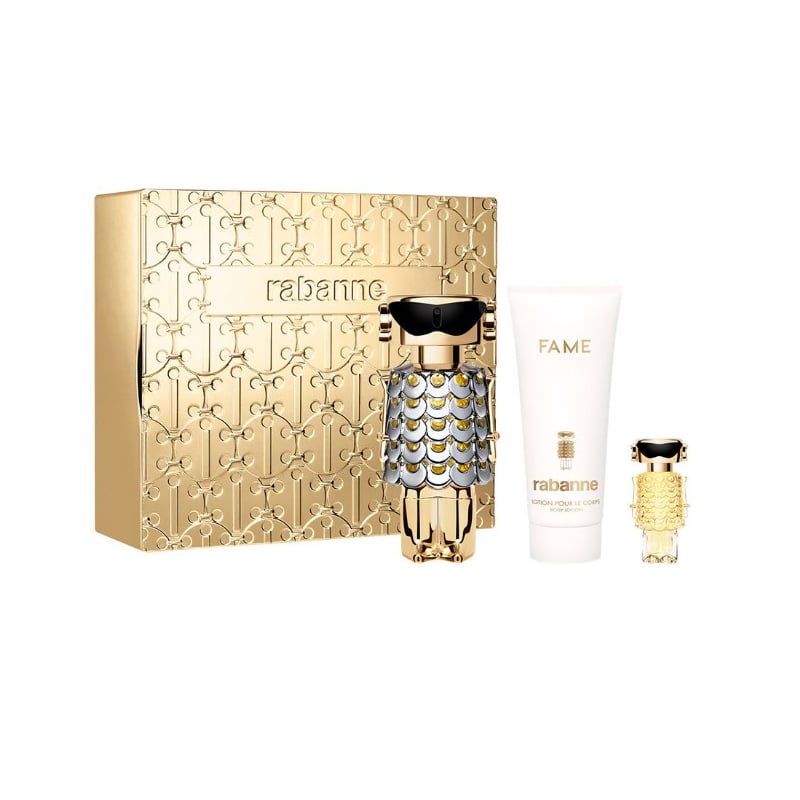 Fame / EDP 80 ml + tělové mléko 100 ml + EDP Rabanne - 4 ml Fame / EDP 80 ml + tělové mléko 100 ml + EDP Rabanne - 4 ml