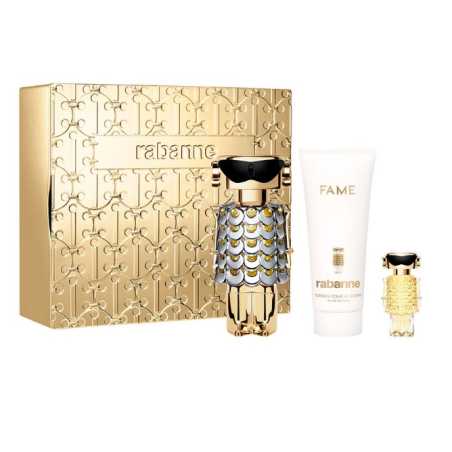 Fame / EDP 80 ml + tělové mléko 100 ml + EDP Rabanne - 4 ml