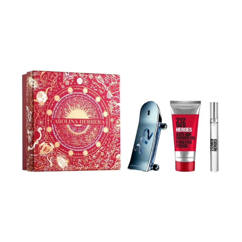 212 Heroes / EDT 90 ml + sprchový gel 100 ml + EDT Carolina Herrera - 10 ml 212 Heroes / EDT 90 ml + sprchový gel 100 ml + EDT Carolina Herrera - 10 ml