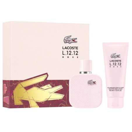 Lacoste L.12.12. Rose / EDP 50 ml + tělové mléko Lacoste - 100 ml