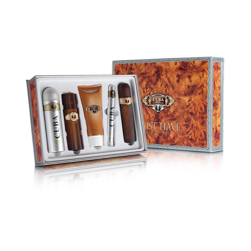 Gold / EDT 100 ml + EDT 35 ml + voda po holení 100 ml + sprchový gel + deodorant ve spreji Cuba - 200 ml Gold / EDT 100 ml + EDT 35 ml + voda po holení 100 ml + sprchový gel + deodorant ve spreji Cuba - 200 ml