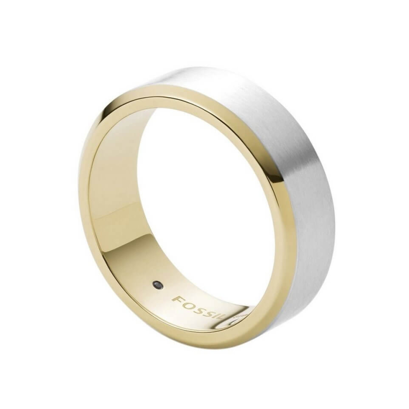 Elegantní pánský bicolor prsten Mens Dress JF03726998 Fossil / Obvod: 60 mm - 60 mm