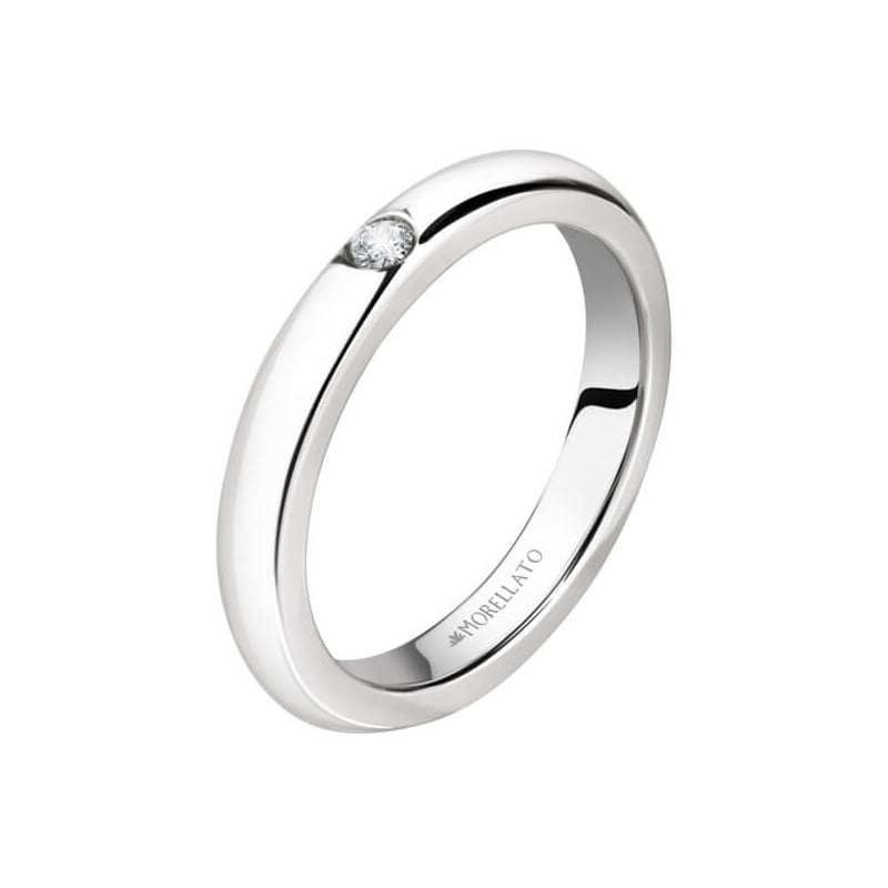 Ocelový prsten s krystalem Love Rings SNA46 Morellato / Obvod: 56 mm - 56 mm