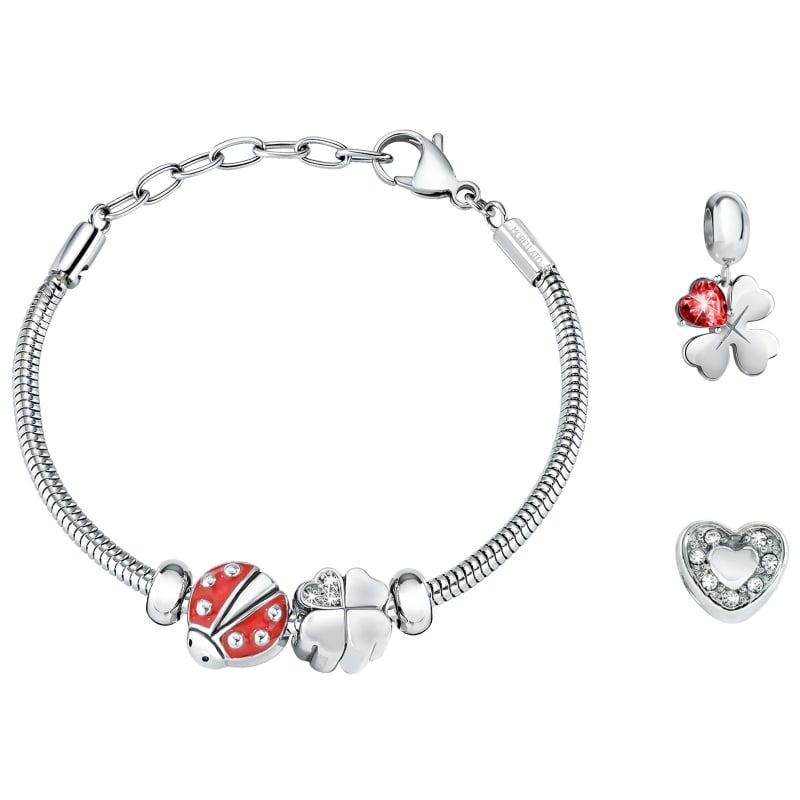 Stylový ocelový set Drops SCZ1141 (náramek, dropsy) Morellato