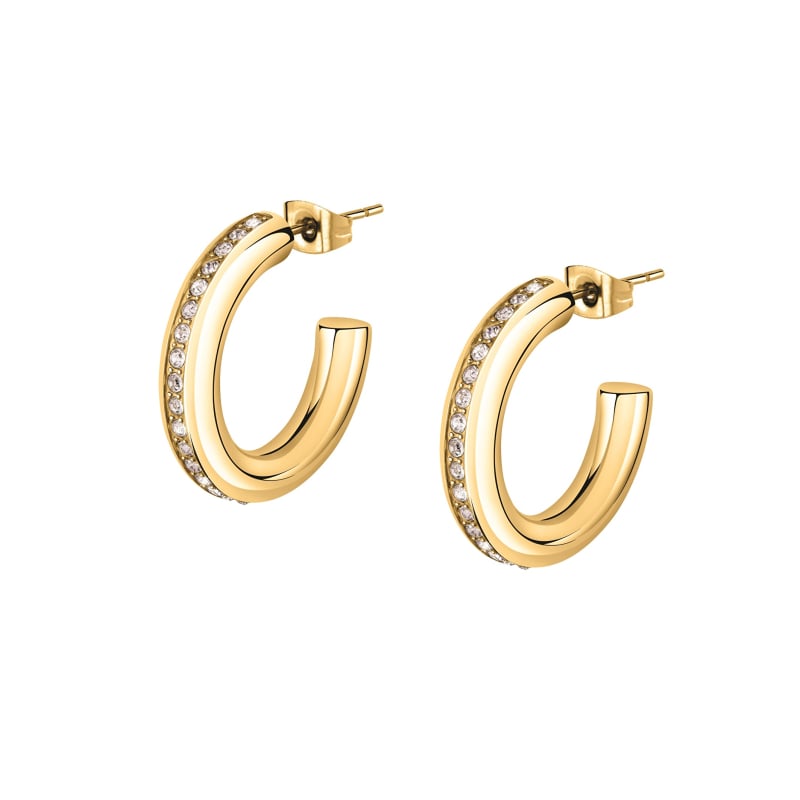 Luxusní pozlacené náušnice s čirými krystaly Creole SAVN01 Morellato Luxusní pozlacené náušnice s čirými krystaly Creole SAVN01 Morellato