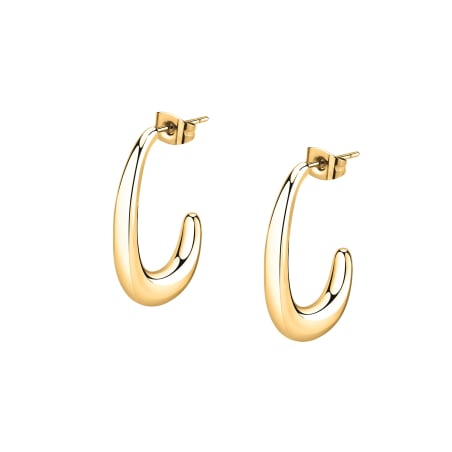 Luxusní pozlacené náušnice Tear Drop Creole SAVN05 Morellato