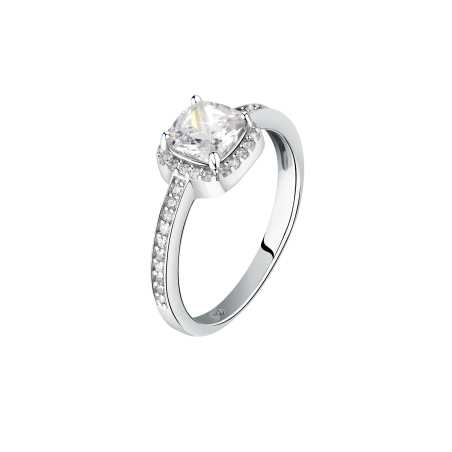 Třpytivý stříbrný prsten se zirkony Tesori SAIW1150 Morellato / Obvod: 56 mm - 56 mm