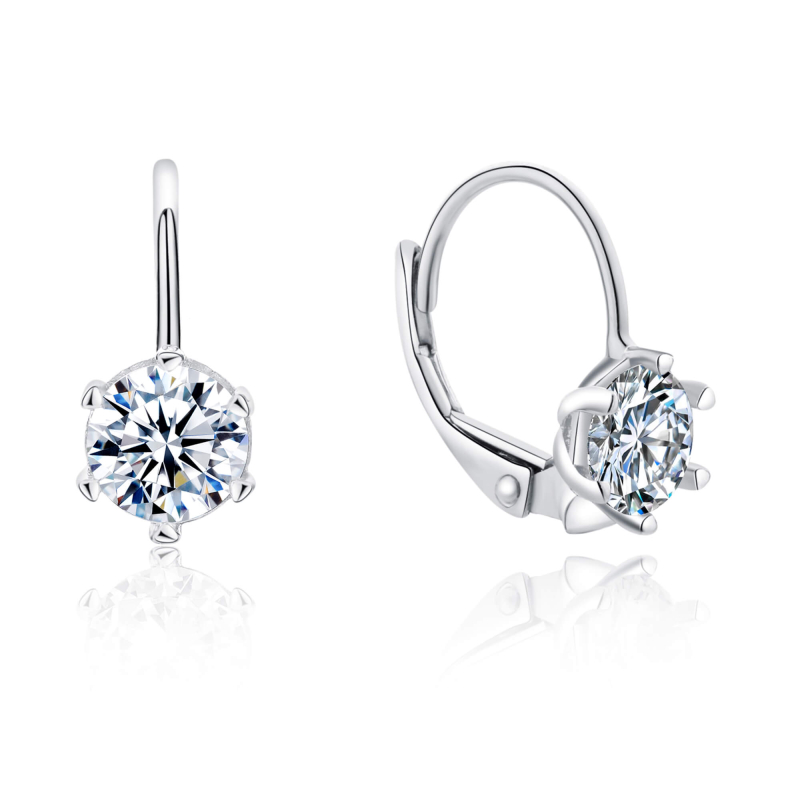 Něžné stříbrné náušnice s čirými zirkony E0000676, E0000675 Moiss / Rozměr: 1,5 x 0,9 cm Něžné stříbrné náušnice s čirými zirkony E0000676, E0000675 Moiss / Rozměr: 1,5 x 0,9 cm