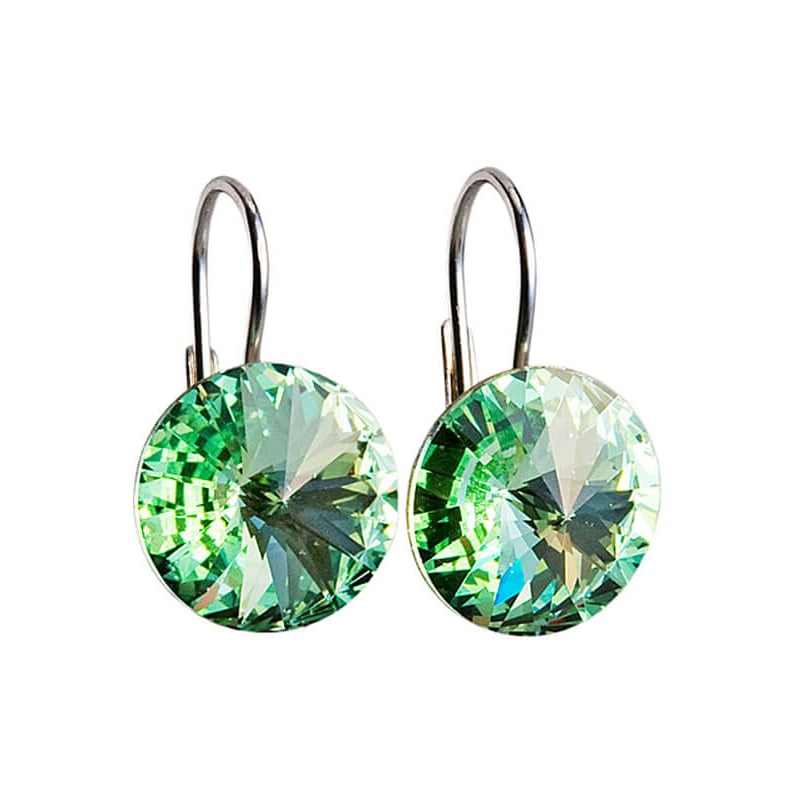 Stříbrné náušnice 31106.3 chrysolite Evolution Group Stříbrné náušnice 31106.3 chrysolite Evolution Group