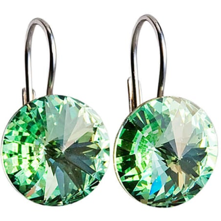 Stříbrné náušnice 31106.3 chrysolite Evolution Group