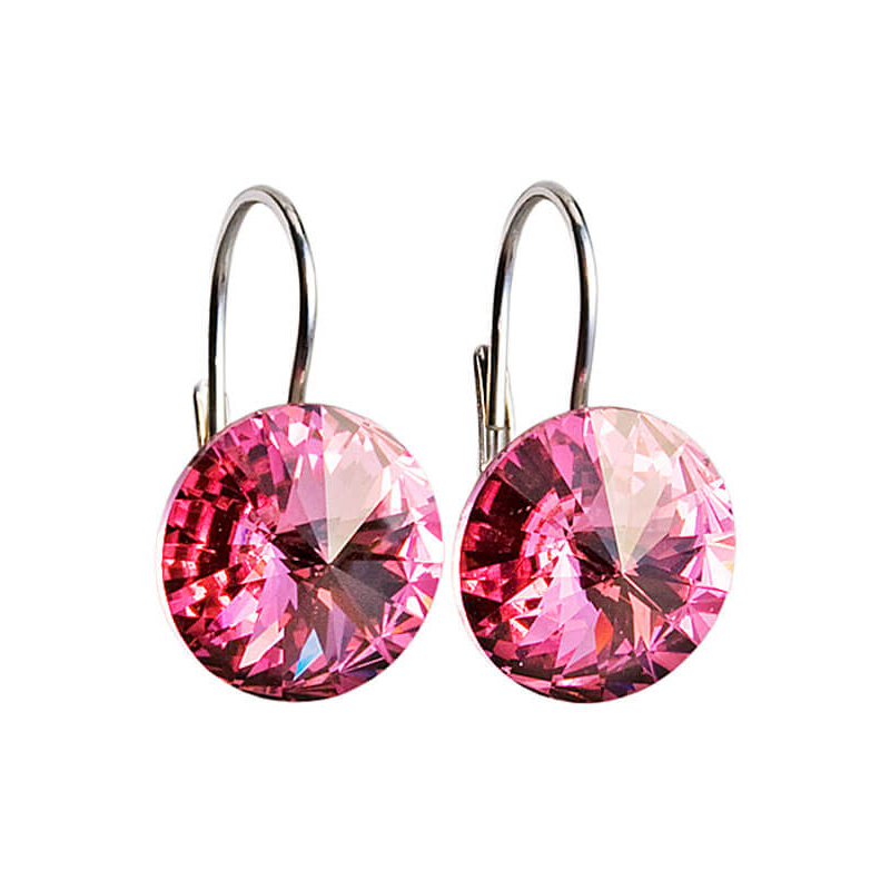 Stříbrné náušnice 31106.3 rose Evolution Group Stříbrné náušnice 31106.3 rose Evolution Group