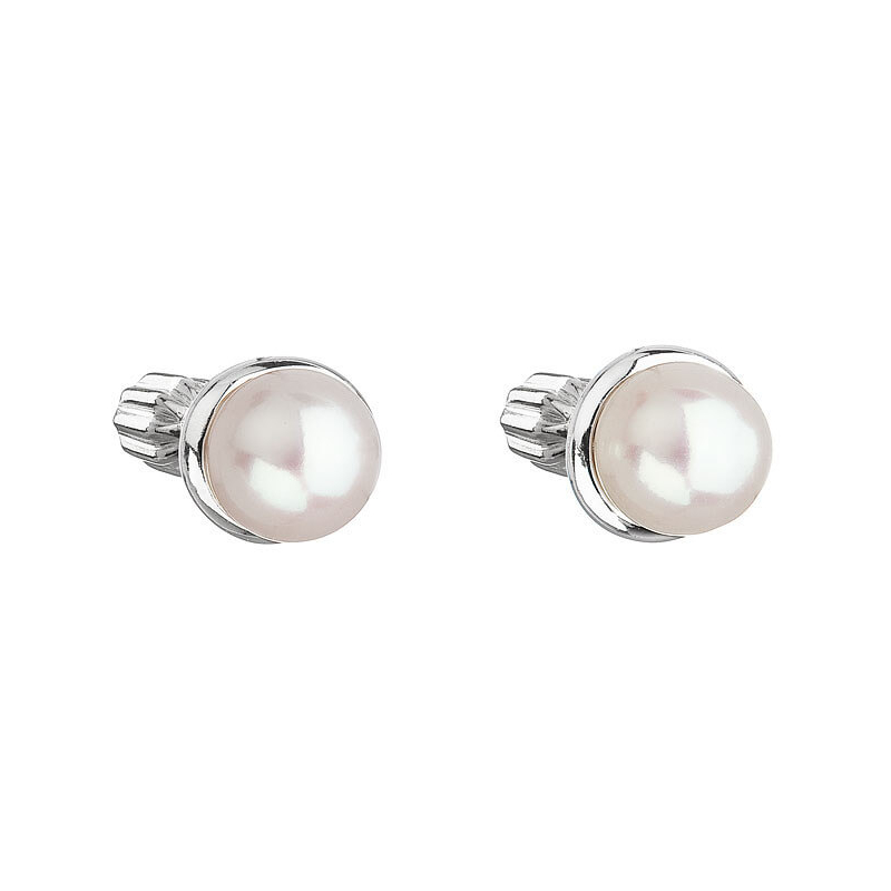 Stříbrné náušnice s perlou Pavona 21003.1 Evolution Group Stříbrné náušnice s perlou Pavona 21003.1 Evolution Group