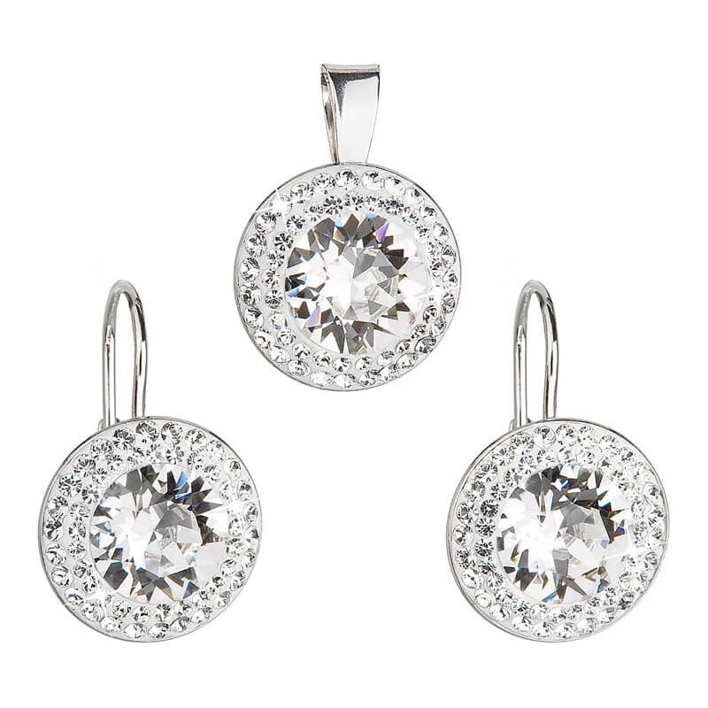 Sada á la Kate Middleton 39107.1 krystal (náušnice, přívěsek) Evolution Group