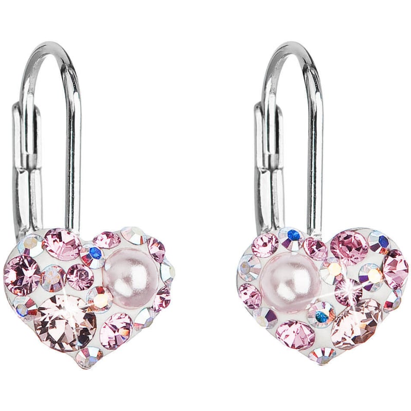 Srdíčkové náušnice 31125.9 light rose Evolution Group Srdíčkové náušnice 31125.9 light rose Evolution Group