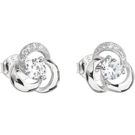 Stříbrné náušnice se zirkonem 11006.1 Evolution Group