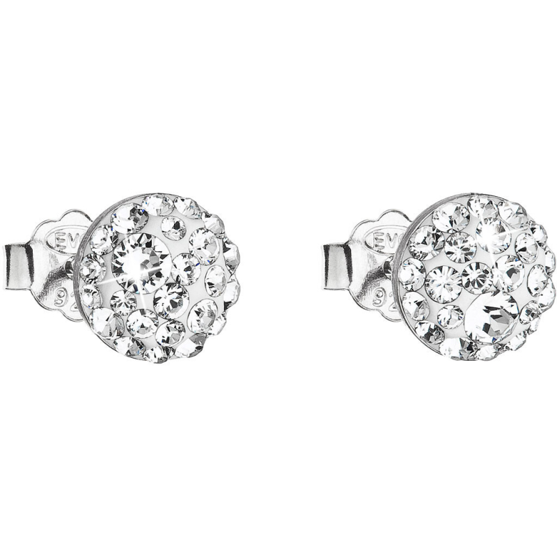 Náušnice s čirými krystaly 31136.1 Evolution Group Náušnice s čirými krystaly 31136.1 Evolution Group